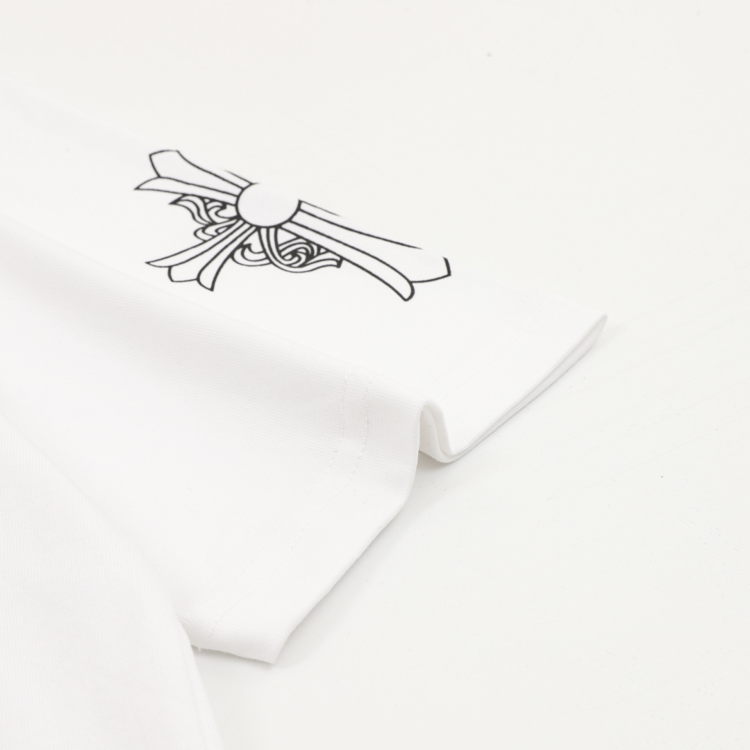 Chrome Hearts Chrome Hearts/克罗心 十字马蹄印花短袖