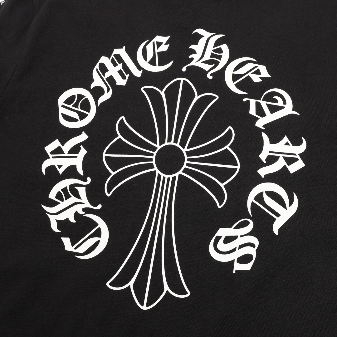 Chrome Hearts Chrome Hearts/克罗心 梵文十字架印花短袖