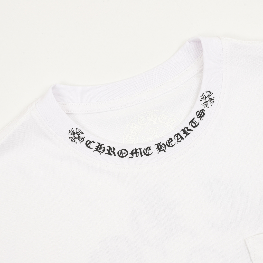 Chrome Hearts Chrome Hearts/克罗心 梵文十字架印花短袖