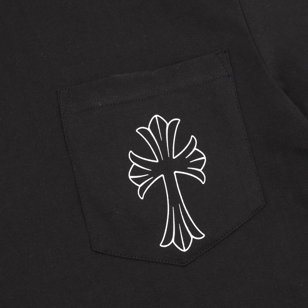 Chrome Hearts Chrome Hearts/克罗心 素描十字架印花短袖
