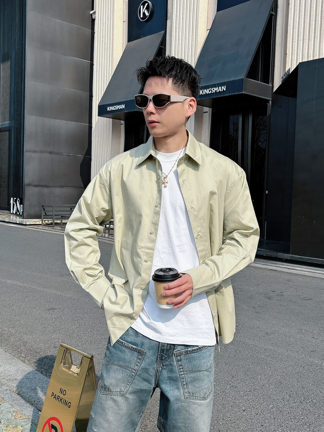 模特图 高版本 微宽松 巴宝莉休闲长袖衬衫，贸易公司渠道货，100%纯正血统，25年早秋新品，高端泰国代