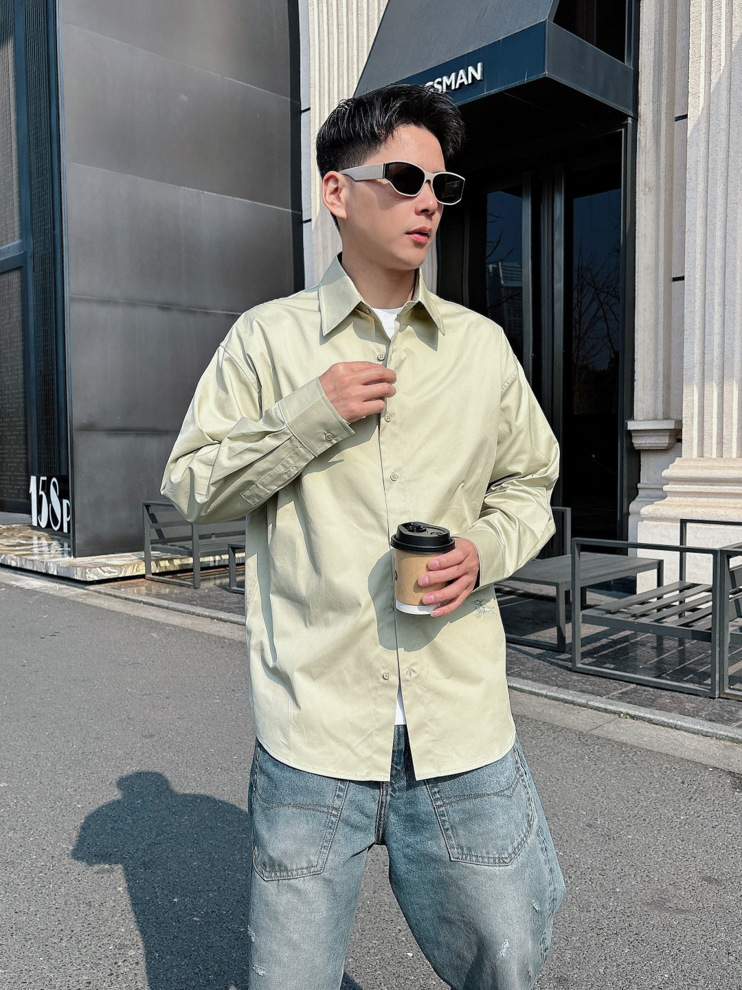 模特图 高版本 微宽松 巴宝莉休闲长袖衬衫，贸易公司渠道货，100%纯正血统，25年早秋新品，高端泰国代