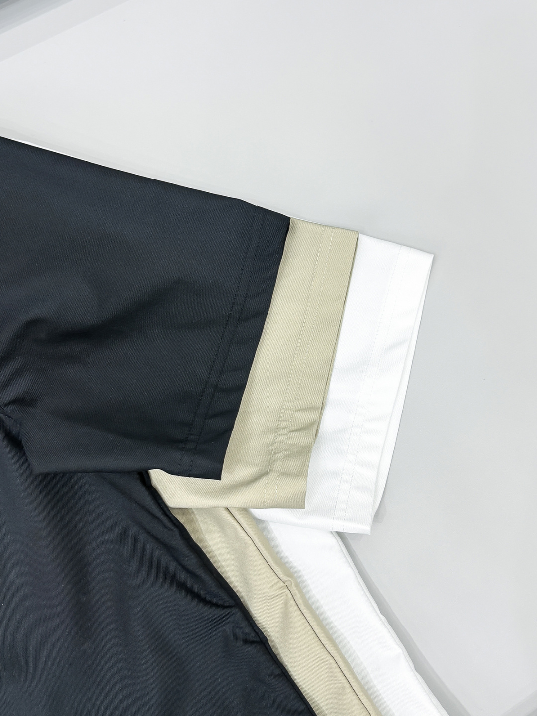 合照细节 P普家25SS夏季新品时尚潮流短袖外套，百搭上身效果。一营造欧美雅致运动风尚，超级百搭超级耐看