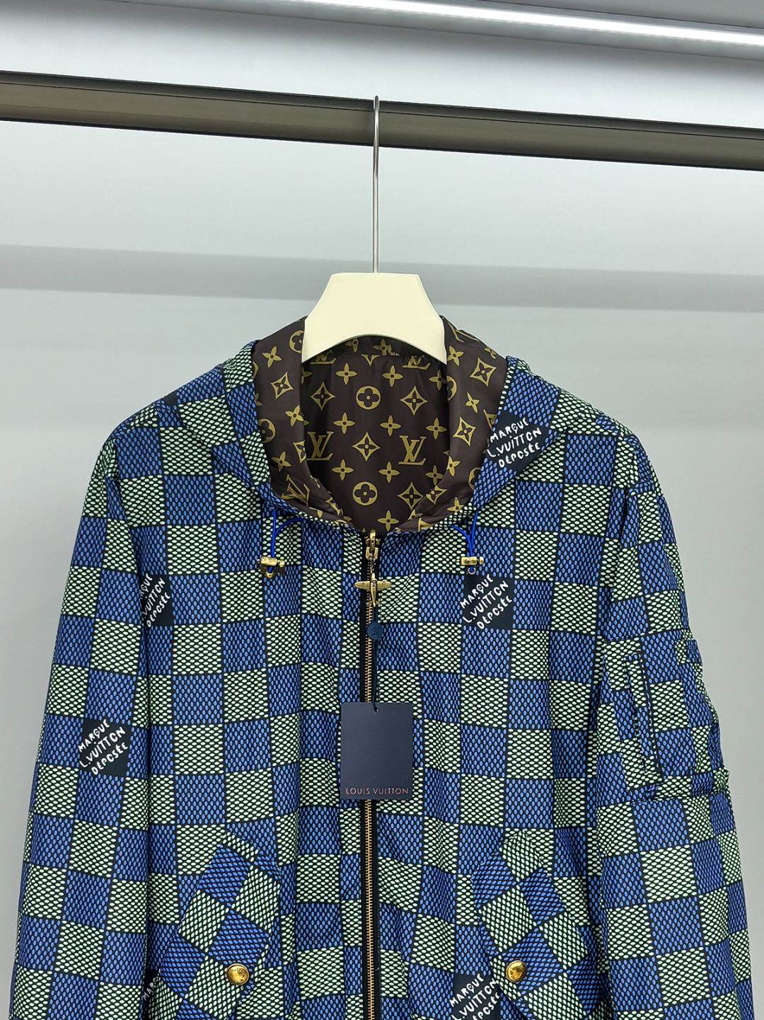 （双面风衣夹克）L家族男士时装款轻便双面提花夹克外套，香港洋行渠道货，高端品鉴级产物，官柜主推展示，25