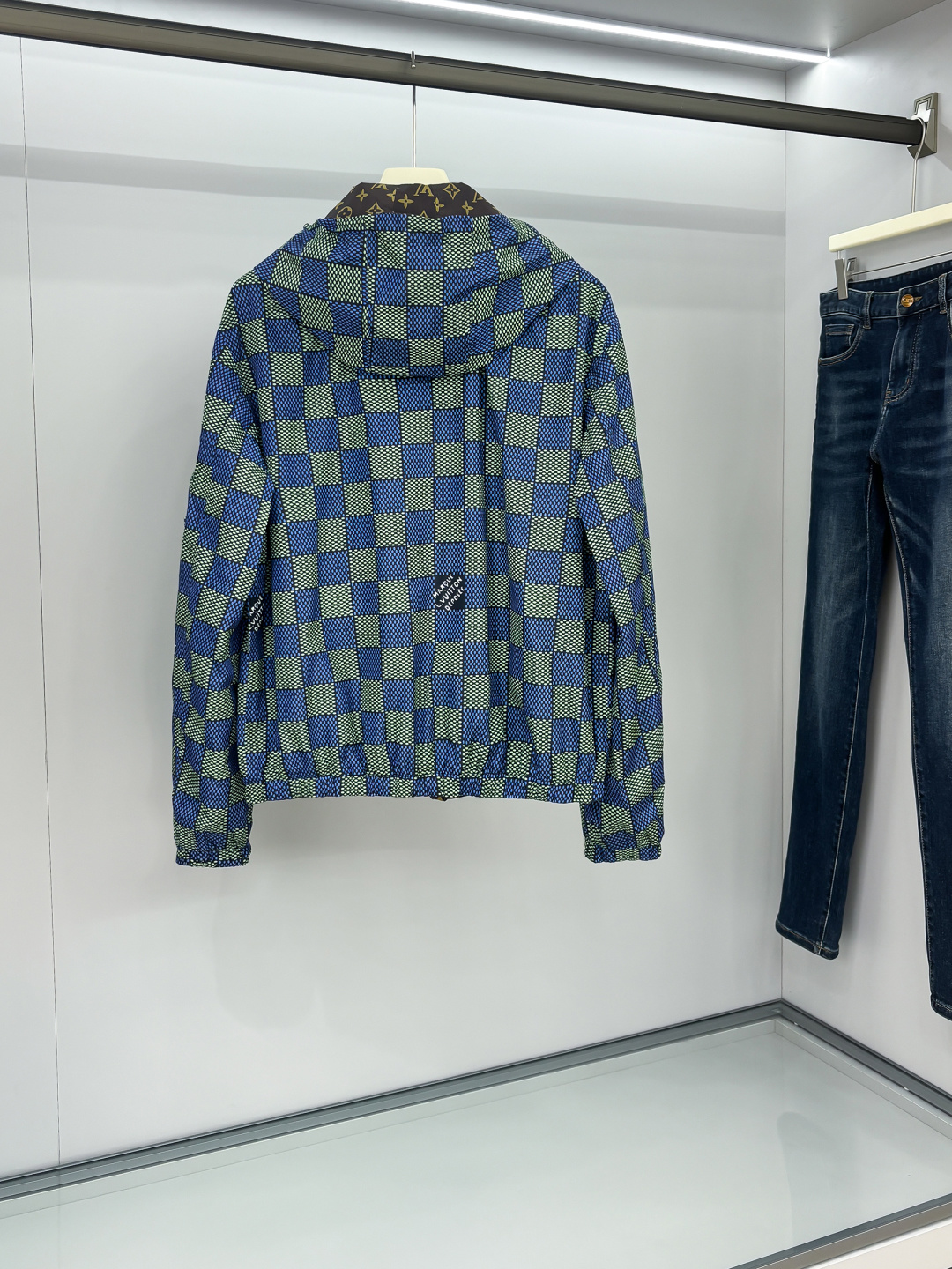 （双面风衣夹克）L家族男士时装款轻便双面提花夹克外套，香港洋行渠道货，高端品鉴级产物，官柜主推展示，25