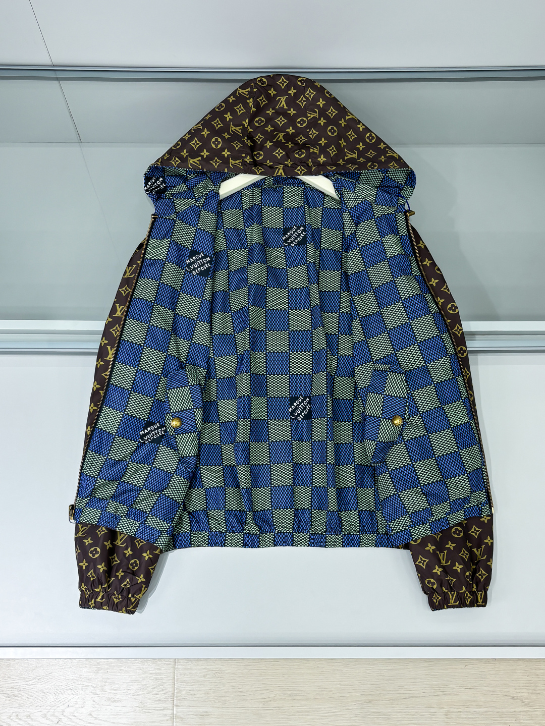 （双面风衣夹克）L家族男士时装款轻便双面提花夹克外套，香港洋行渠道货，高端品鉴级产物，官柜主推展示，25