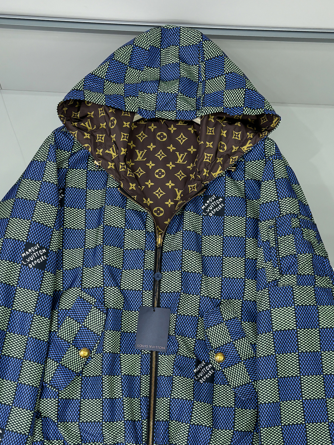 （双面风衣夹克）L家族男士时装款轻便双面提花夹克外套，香港洋行渠道货，高端品鉴级产物，官柜主推展示，25