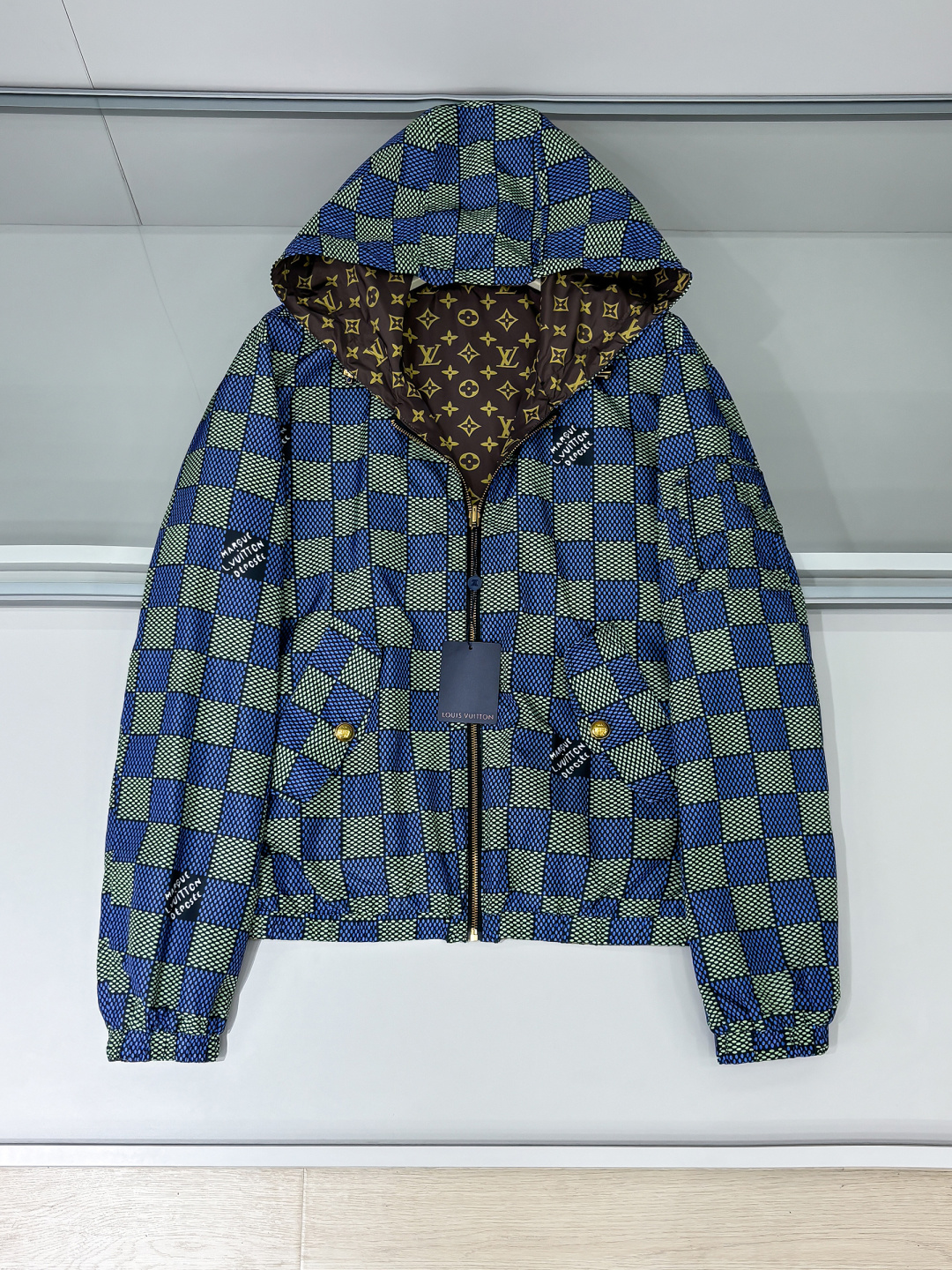 （双面风衣夹克）L家族男士时装款轻便双面提花夹克外套，香港洋行渠道货，高端品鉴级产物，官柜主推展示，25