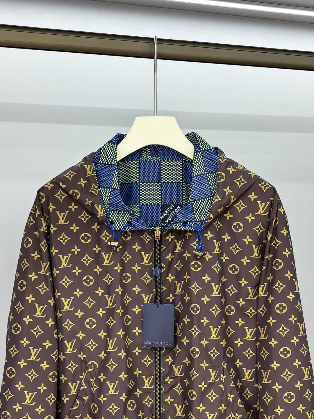 （双面风衣夹克）L家族男士时装款轻便双面提花夹克外套，香港洋行渠道货，高端品鉴级产物，官柜主推展示，25