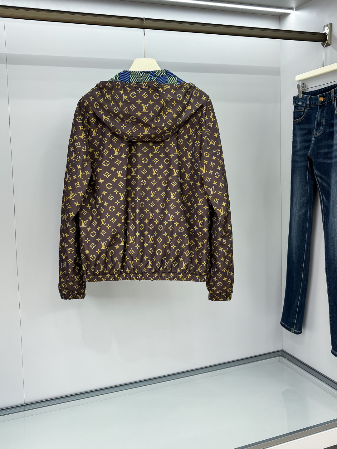 （双面风衣夹克）L家族男士时装款轻便双面提花夹克外套，香港洋行渠道货，高端品鉴级产物，官柜主推展示，25