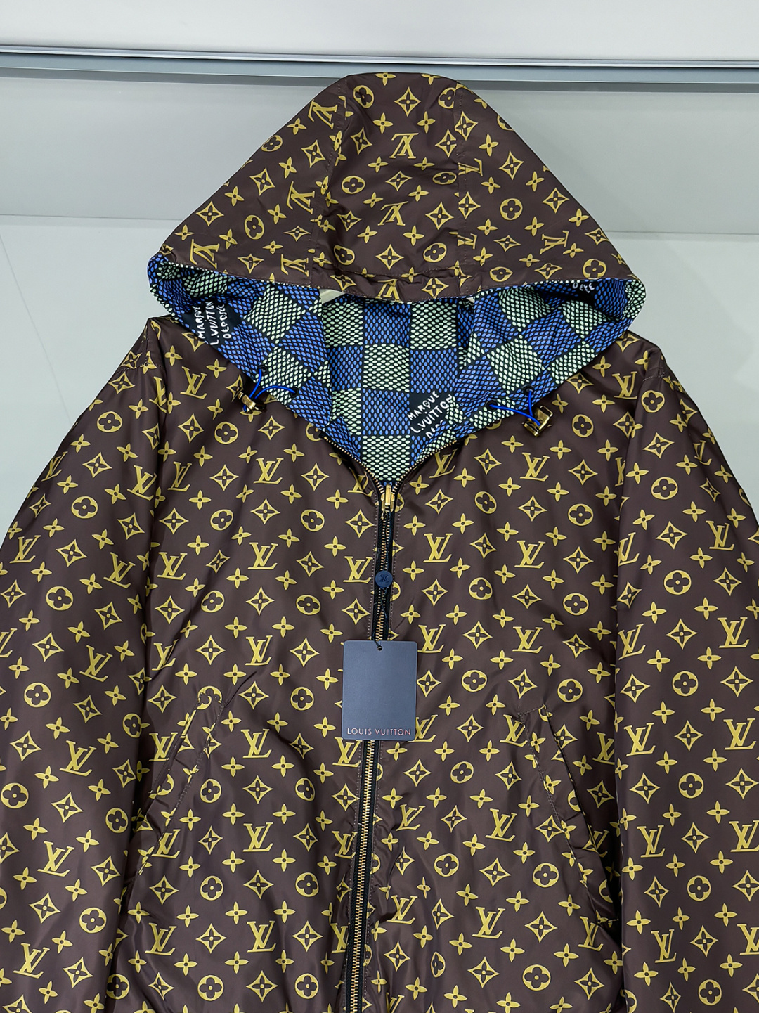 （双面风衣夹克）L家族男士时装款轻便双面提花夹克外套，香港洋行渠道货，高端品鉴级产物，官柜主推展示，25