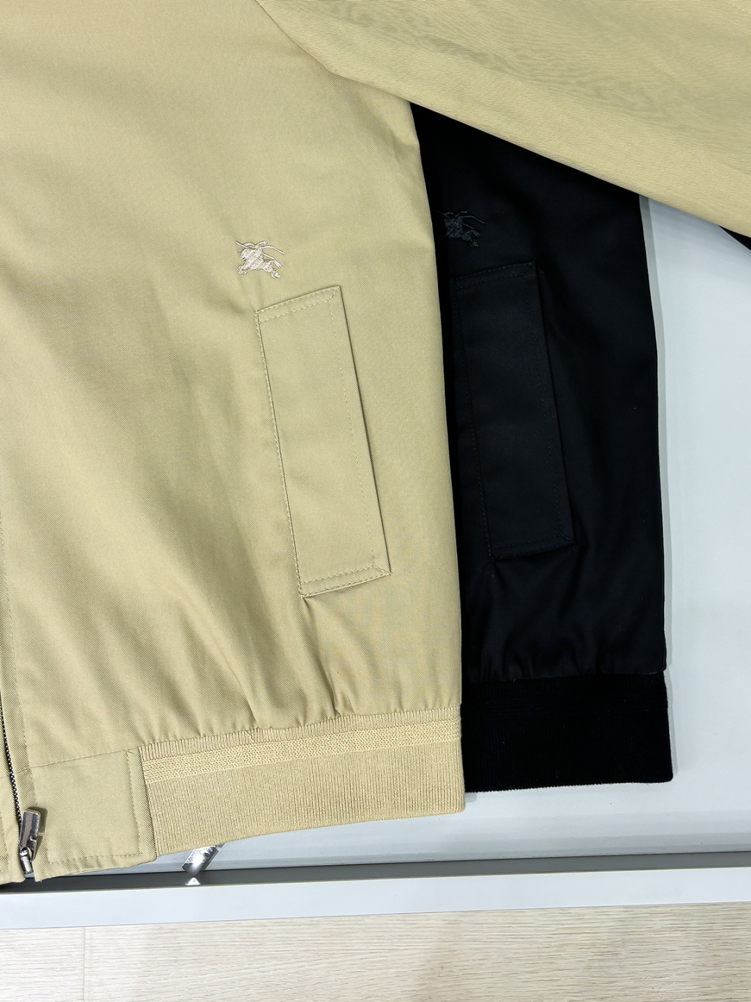 合照细节 Bur （高版本领口最新大标）（对版版本）2025FW早秋新款发布❤️巴宝莉翻领夹克外套，秋季