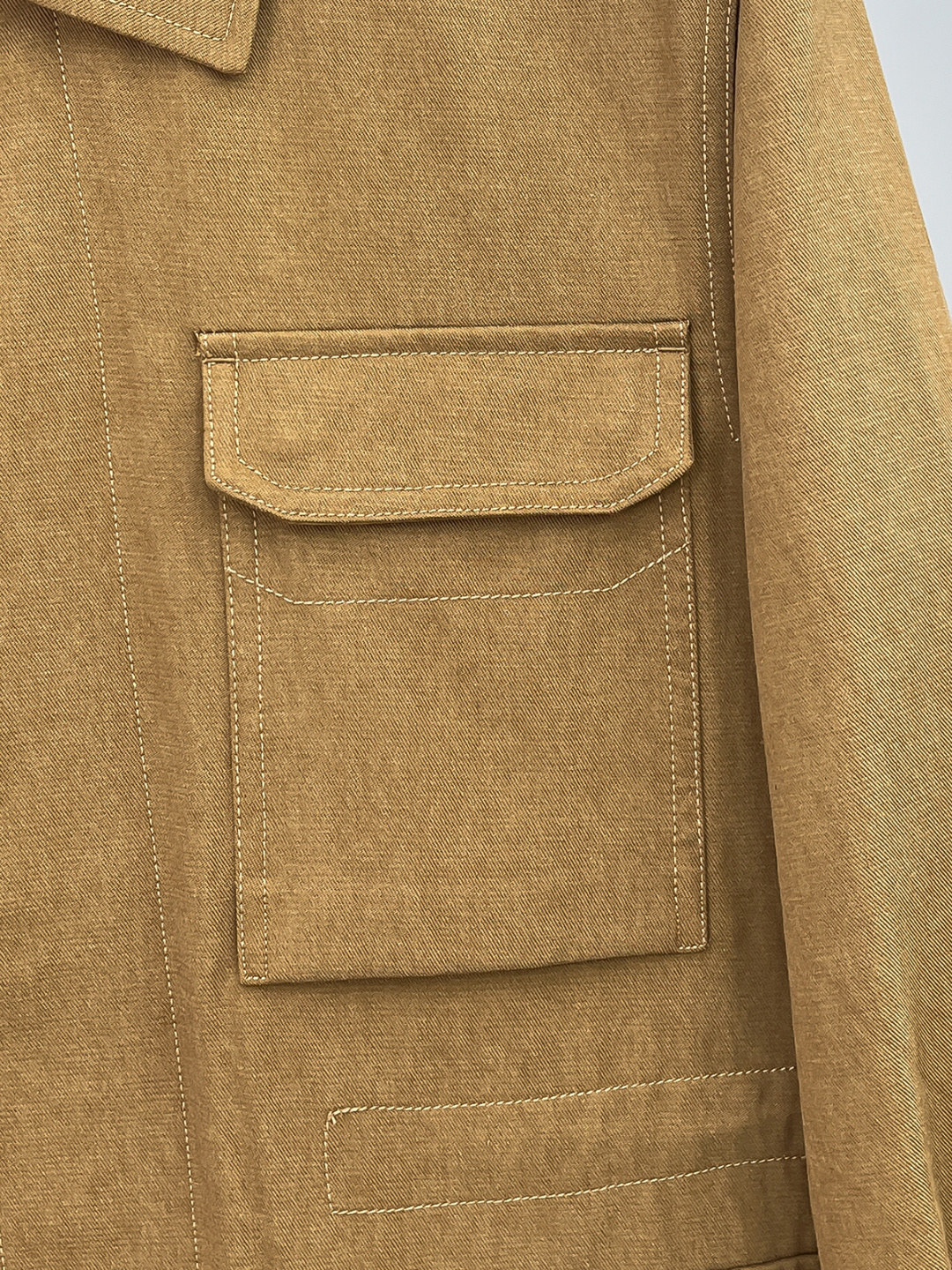 重奢经典！Brioni天丝纯棉混纺多口袋翻领腰部抽绳衬衫式猎装夹克外套！永不落幕的款式可以一直穿，一直经