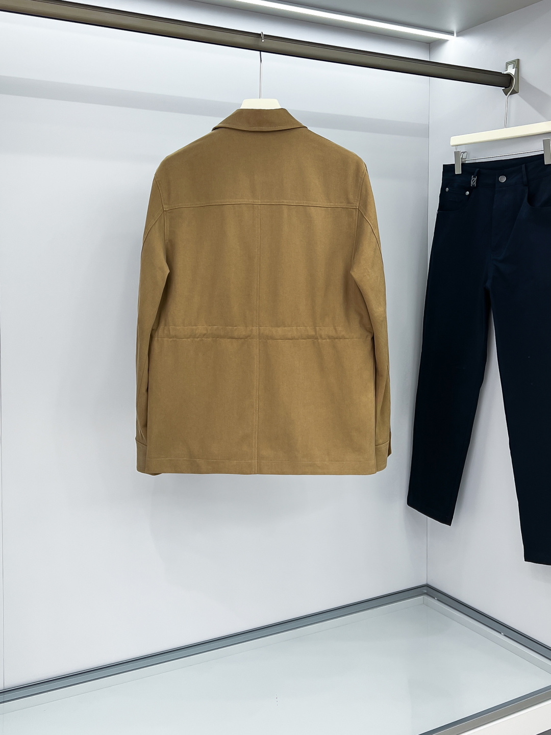 重奢经典！Brioni天丝纯棉混纺多口袋翻领腰部抽绳衬衫式猎装夹克外套！永不落幕的款式可以一直穿，一直经