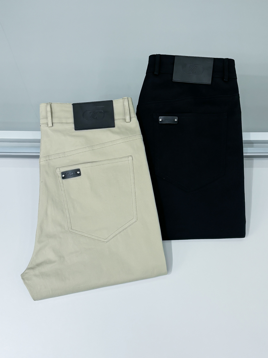 组合图 Zeg 2025秋冬亚洲专柜系列最新款！高端狠货 高端订制修身商务休闲裤西裤 原版五金 日常商务