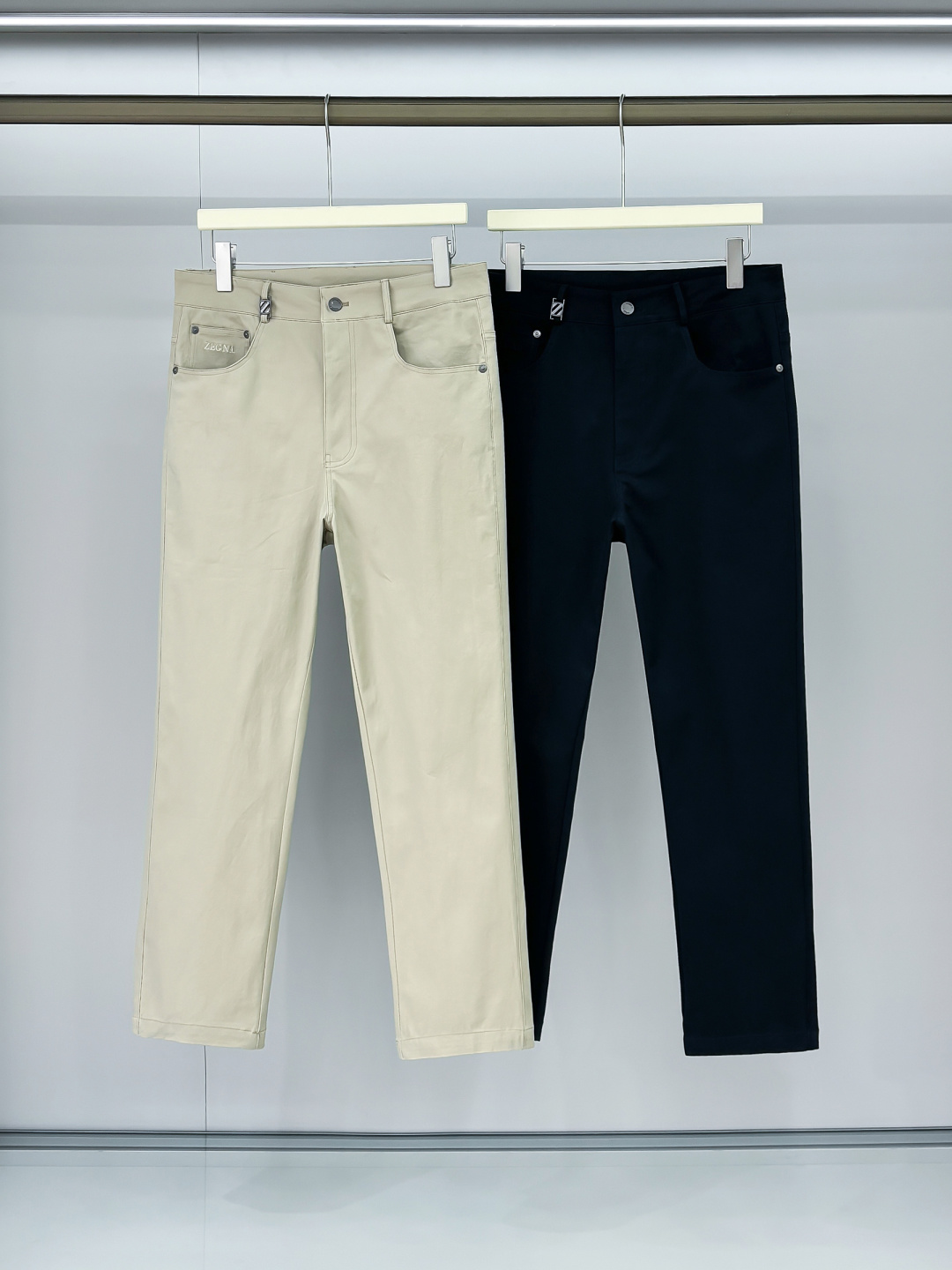 组合图 Zeg 2025秋冬亚洲专柜系列最新款！高端狠货 高端订制修身商务休闲裤西裤 原版五金 日常商务