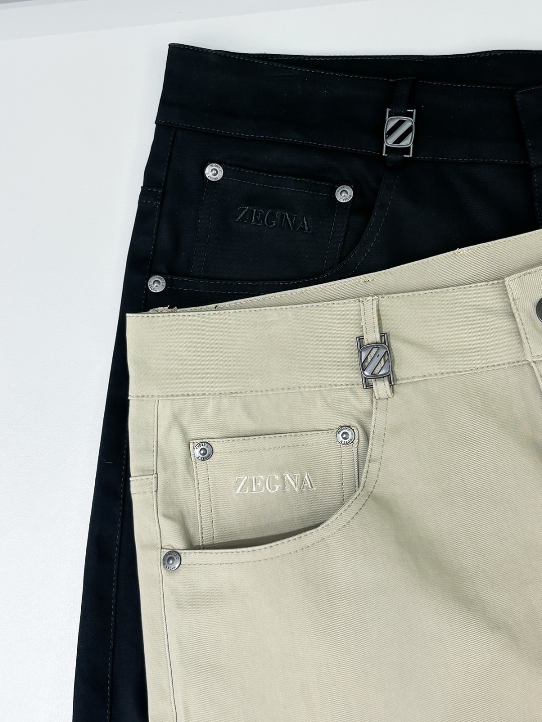 组合图 Zeg 2025秋冬亚洲专柜系列最新款！高端狠货 高端订制修身商务休闲裤西裤 原版五金 日常商务
