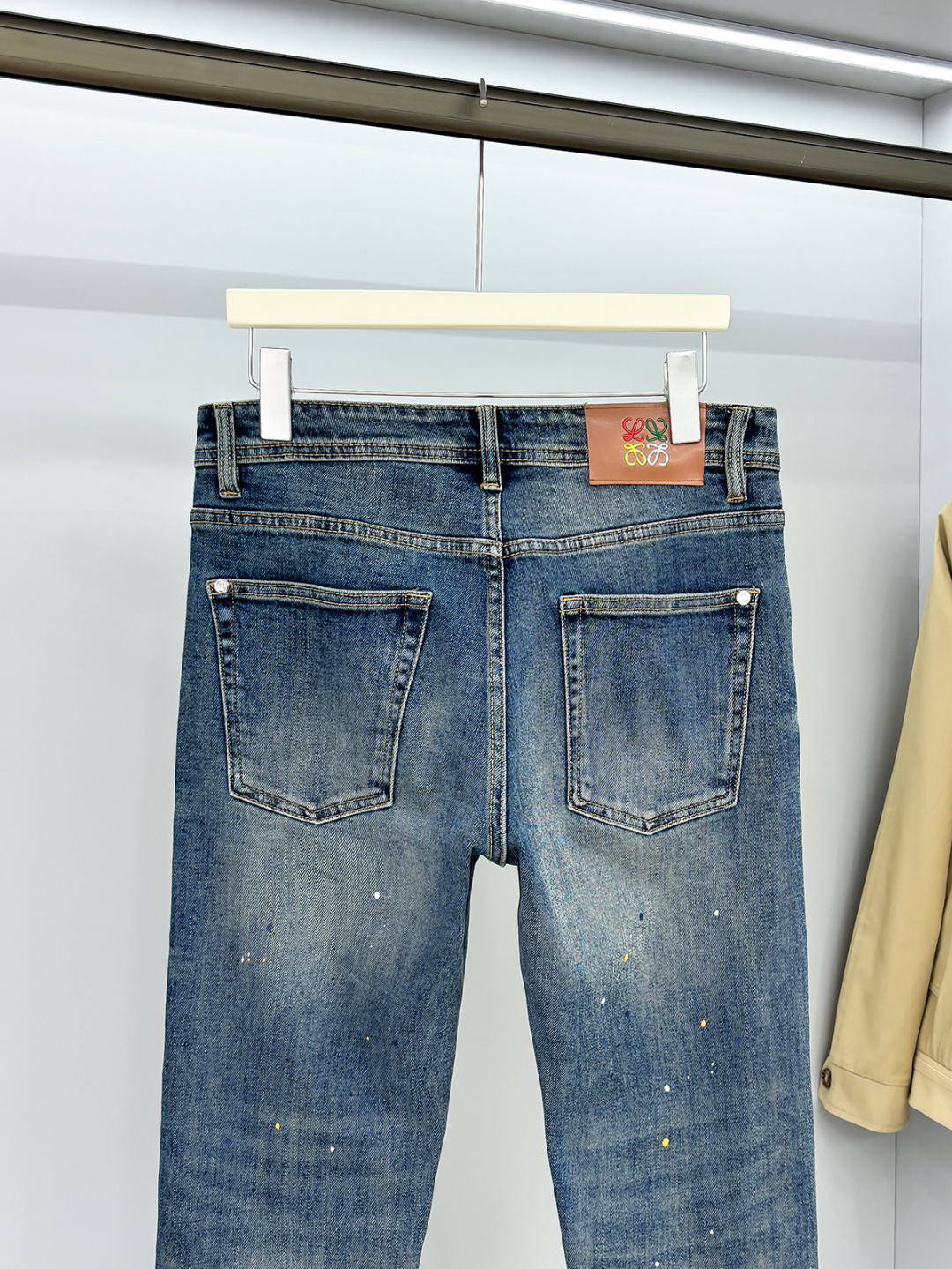 LVE 25 年原单男士时装休闲丹宁牛仔裤，香港洋行渠道货，高端日本代工出品，重磅白金级臻品，专柜同渠道