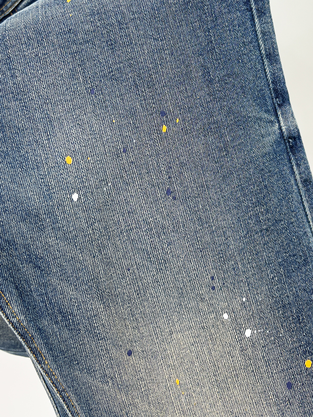 铺拍细节 LVE 25 年原单男士时装休闲丹宁牛仔裤，香港洋行渠道货，高端日本代工出品，重磅白金级臻品，