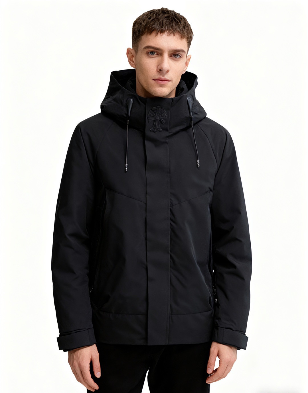 NO:599539,2025ss new winter product Crow Heart Down Jacket  Trading company channels are rare, and they are sold simultaneously on the official website. The interior is filled with 90% goose down, with rhombus stitching on the front. All buttons are made of custom-made Kroger metal buttons. The tailoring design of the shirt is warm without being bulky, and has a full sense of fashion. The highest quality on the market, imported fabrics, the highest standards for lining, and all accessories and hardware are custom-made. The most anticipated high-quality products of male idols are coming in a big way, allowing you to feel what true luxury has connotation! Color black  Green Size M- XXXXL (please state your height and weight when placing an order), chrome hearts, loewe, shirts, down jacket, alexander wang198609092025ss冬季新品克罗心羽绒服 贸易公司渠道稀出,同步官网发售,内里填充90鹅绒羽绒朵,前幅菱格拼接,所有摁扣采用定制克罗家金属纽扣,衬衫裁剪设计在保暖的同时又不显臃肿,时尚感拉满,市面最高品质,进口面料,里布最高标准,辅料五金全部原厂定做,男神最为期待的精品狠货重磅来袭,让你感受到什么叫真正的高奢有内涵! 颜色黑色 绿色 尺码M- XXXXL（下单请报身高体重）,,chrome hearts,loewe,shirts,down jacket,alexander wang,Men's clothing