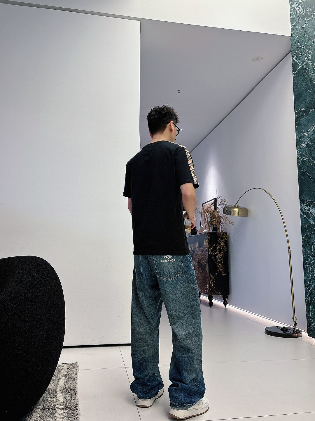 Bu 2026 SS新品.时尚休闲圆领短袖.专柜同步有售，进口面料，工艺极度复杂，视觉相当雅致时髦，高贵