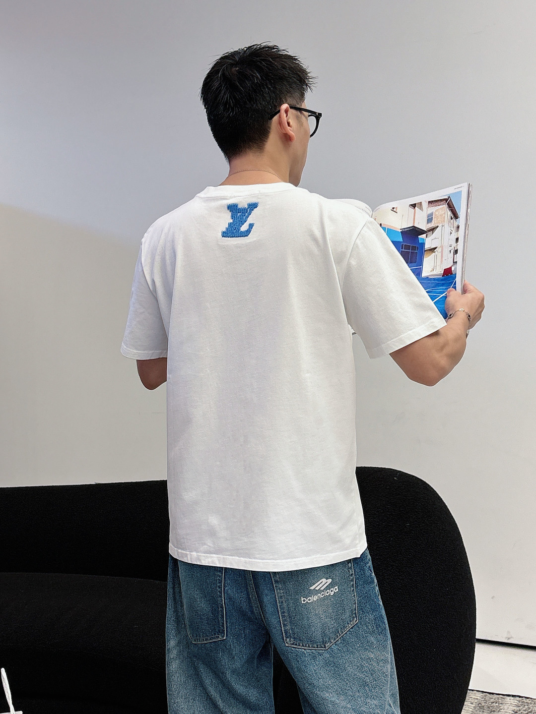 2026SS新品驴牌lv男士新款圆领短袖，香港洋行渠道货，重磅高端臻品，高奢品鉴白金级单品，26年官柜新