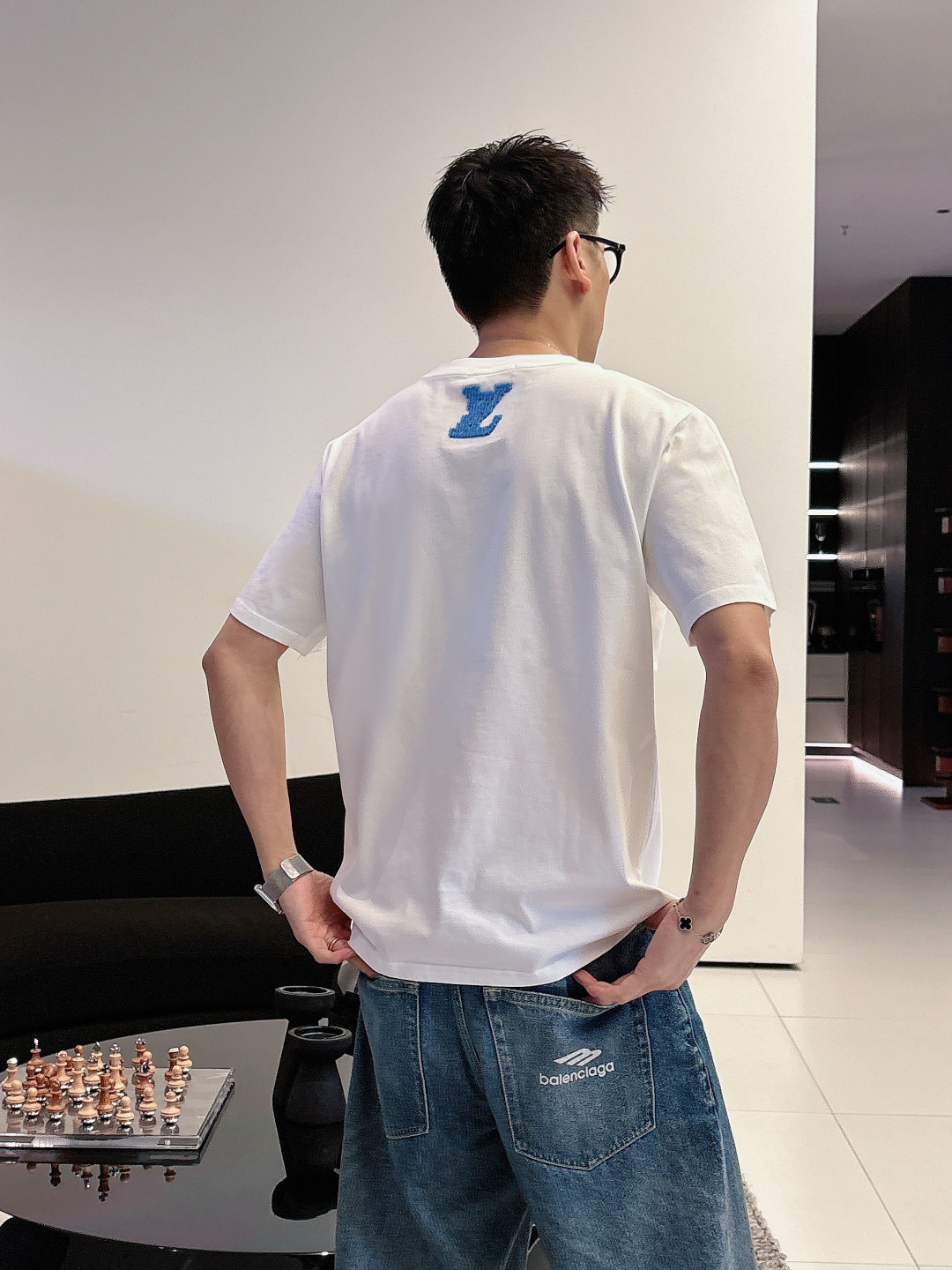 2026SS新品驴牌lv男士新款圆领短袖，香港洋行渠道货，重磅高端臻品，高奢品鉴白金级单品，26年官柜新