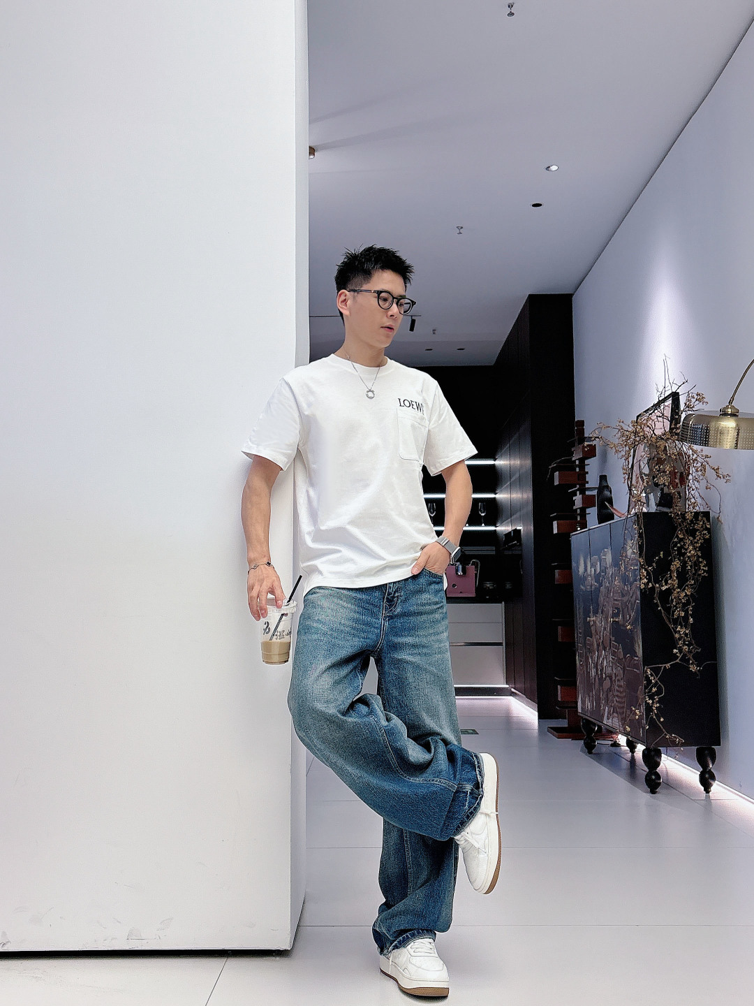 2026SS 新品LOEWE/罗意威 高品质圆领短袖T恤品牌经典 刺绣🪡字母LOGO官方同步 高版本 高