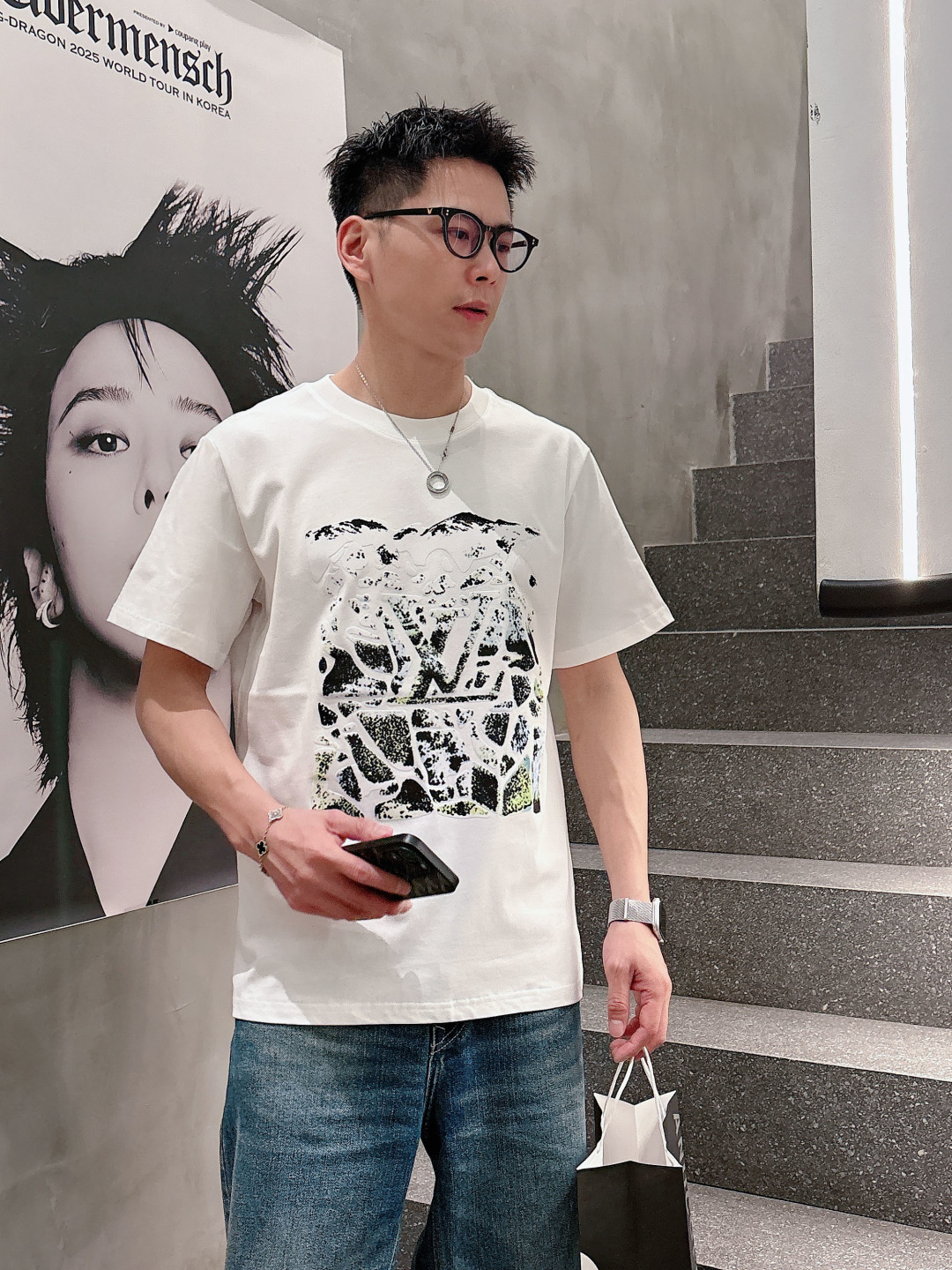 高版本注意细节（背后有龟背）Louis Vu滑雪⛷️系列‼️短袖T恤®🖤LV2026滑雪系列T恤，定制面