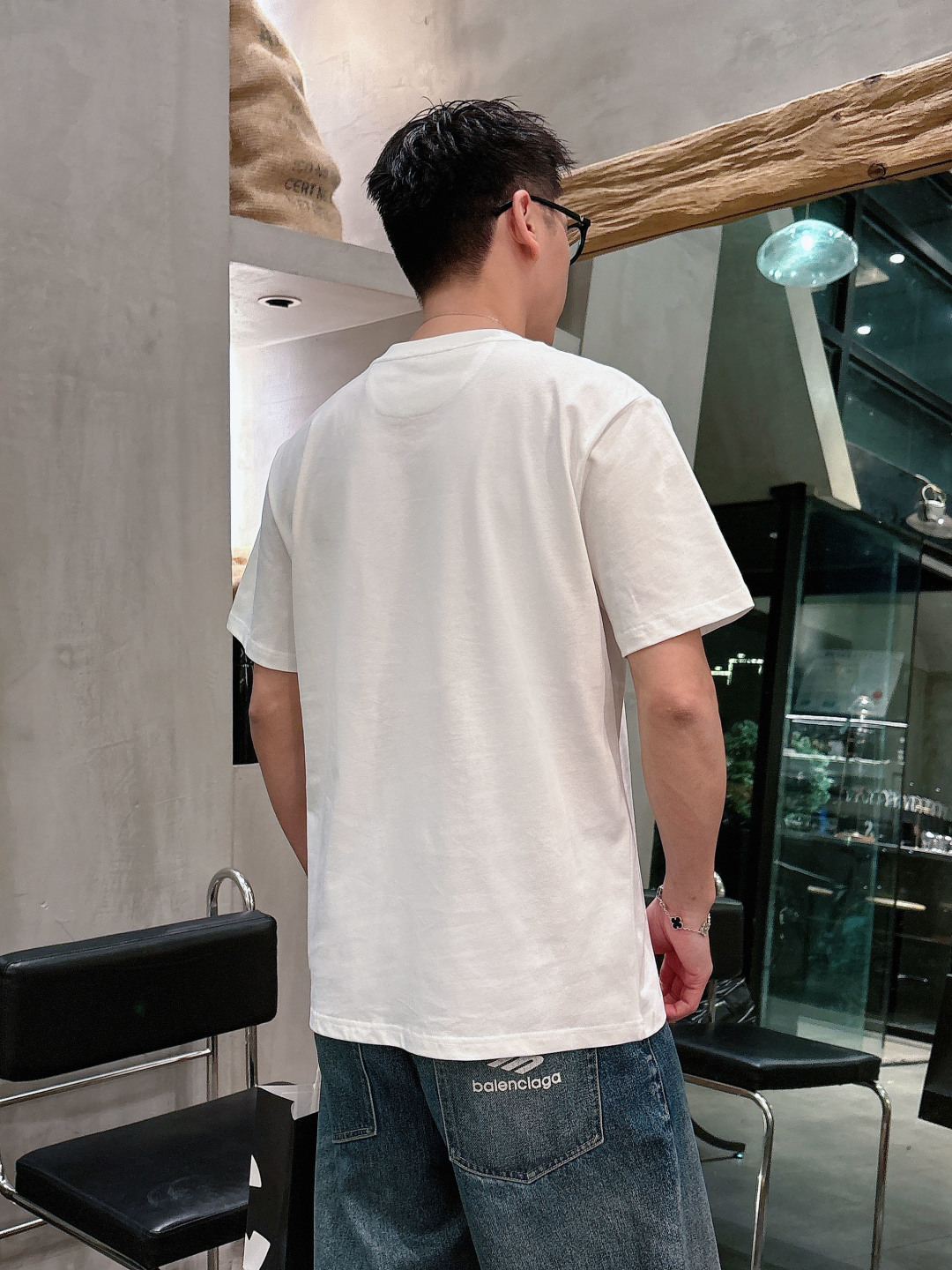 高版本注意细节（背后有龟背）Louis Vu滑雪⛷️系列‼️短袖T恤®🖤LV2026滑雪系列T恤，定制面