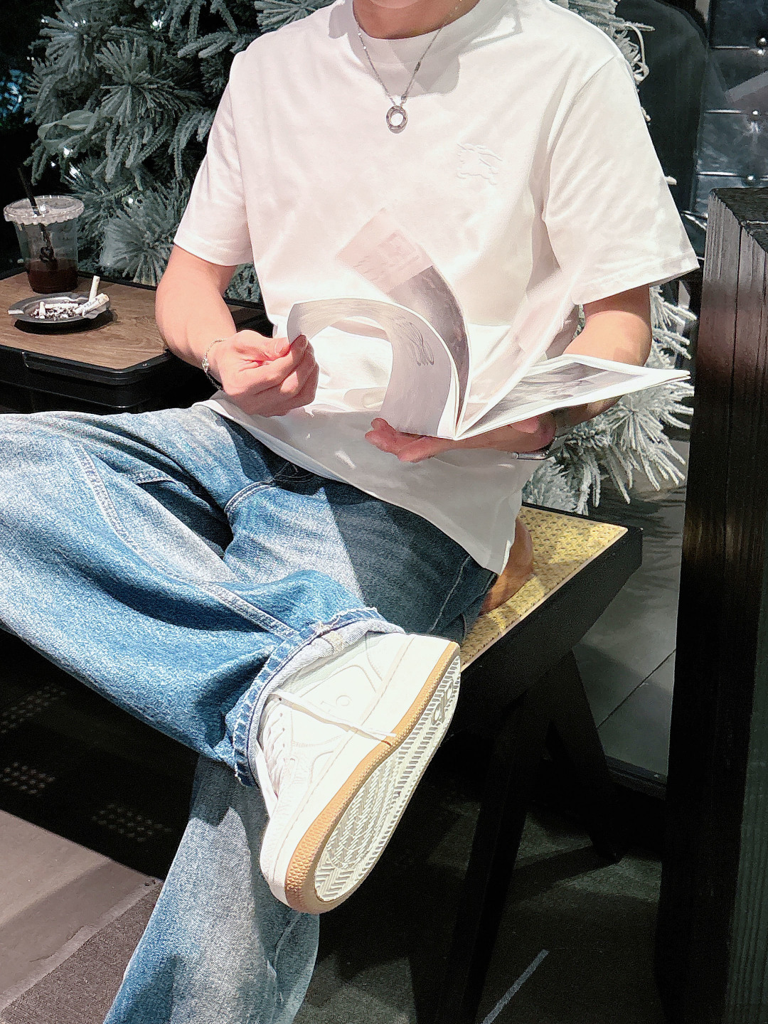 Bu 2026 SS新品.时尚休闲圆领短袖.专柜同步有售，进口面料，工艺极度复杂，视觉相当雅致时髦，高贵