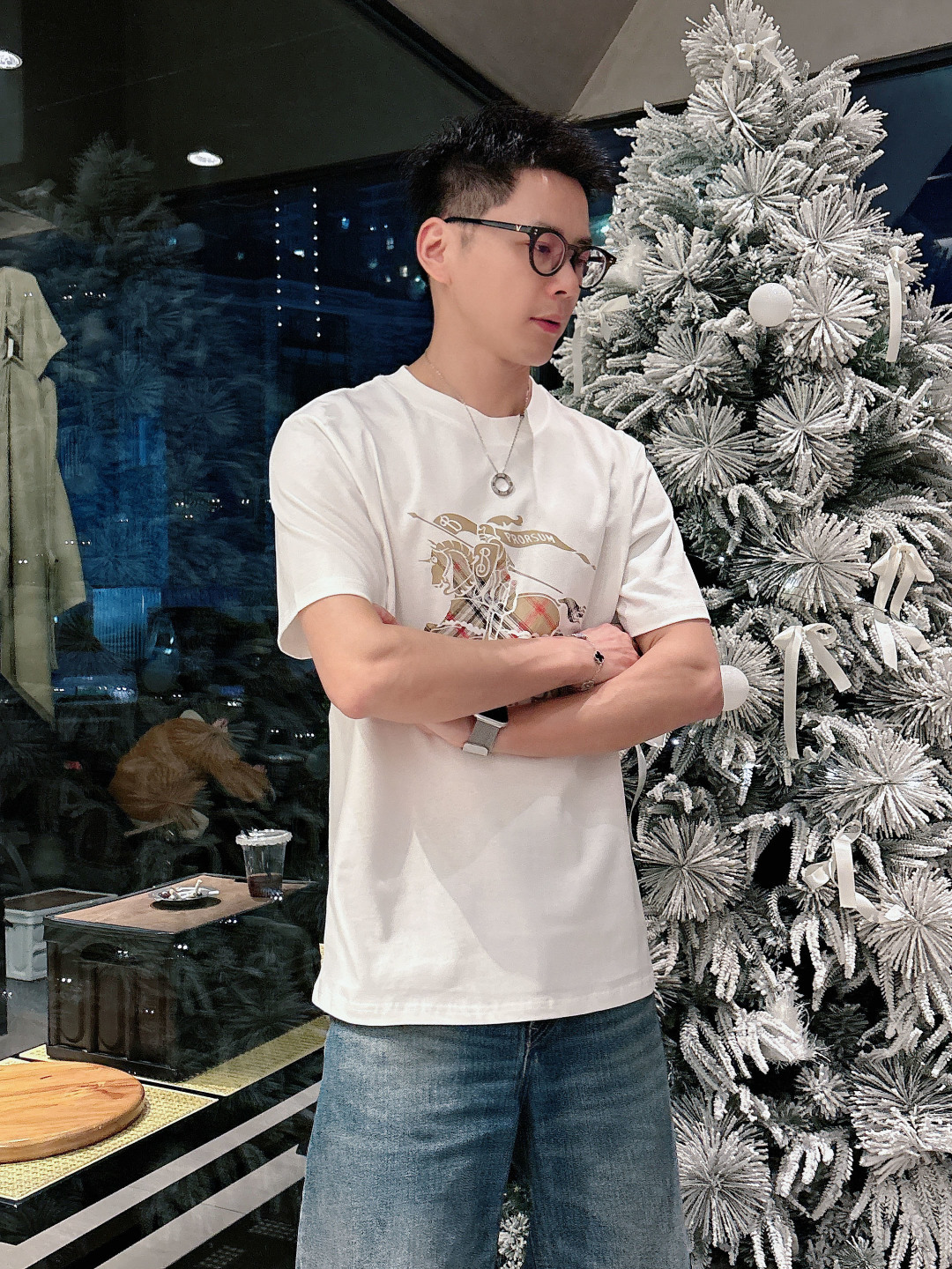 2026SS 新品 Burbe 男女同款👫短袖T恤 胸前经典战马图案！ 定制面料。從容百搭，檔次極高，完