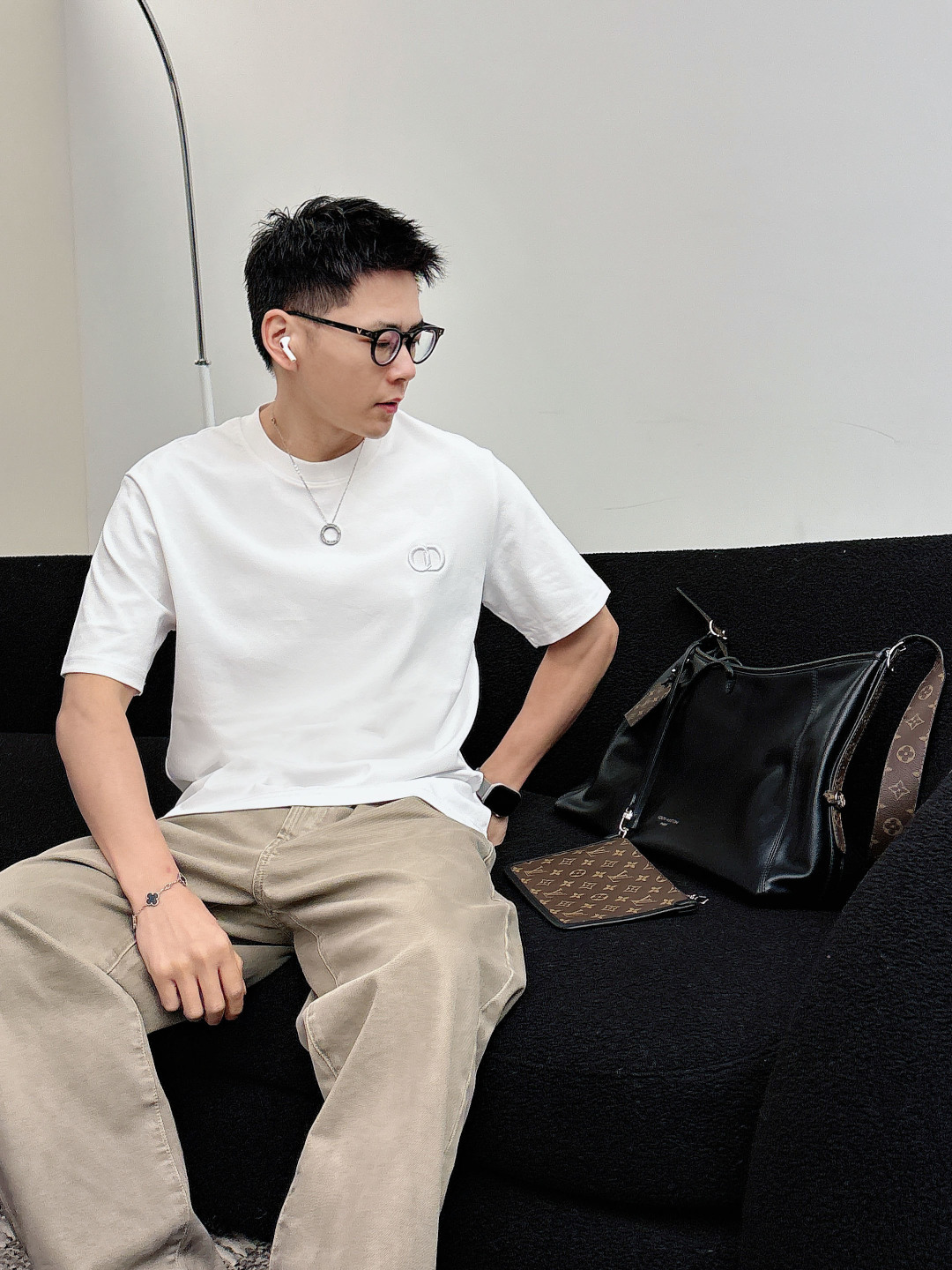 2026ss新品 CD字母经典小刺绣🪡Logo标识精致升级，灵感源自八十年代复古原版面料 官方同款 短袖