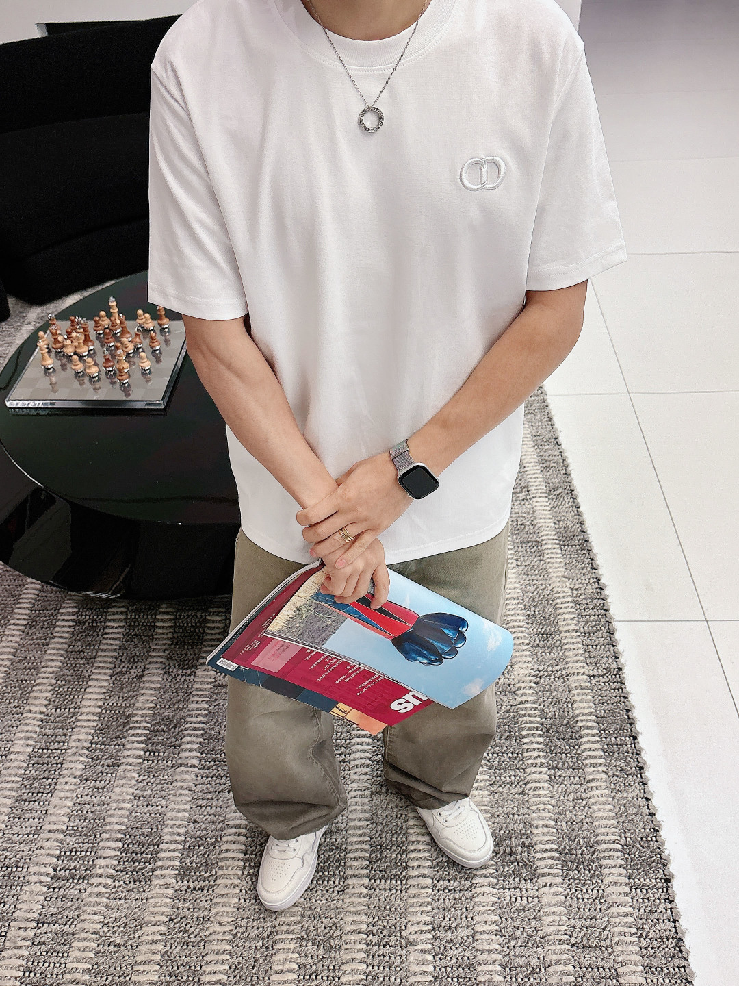 2026ss新品 CD字母经典小刺绣🪡Logo标识精致升级，灵感源自八十年代复古原版面料 官方同款 短袖