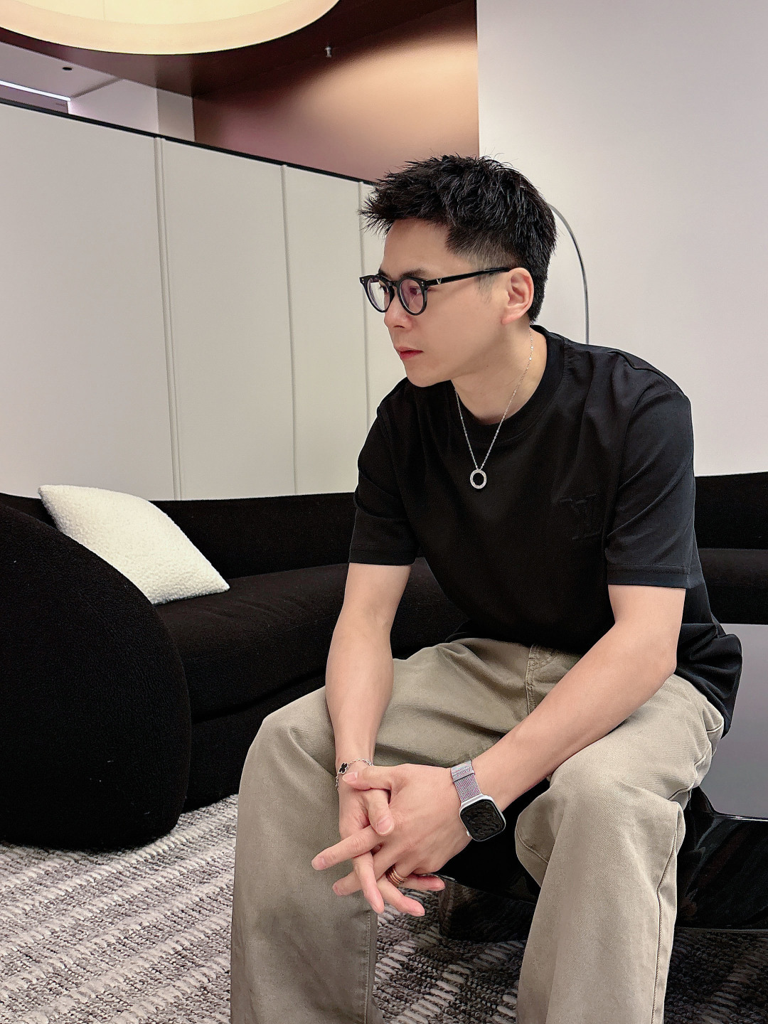 LV 2026ss新品 春夏新款男女同款👫短袖T恤，专柜同步发售！定制专属面料，定制原版工艺螺纹，胸前重