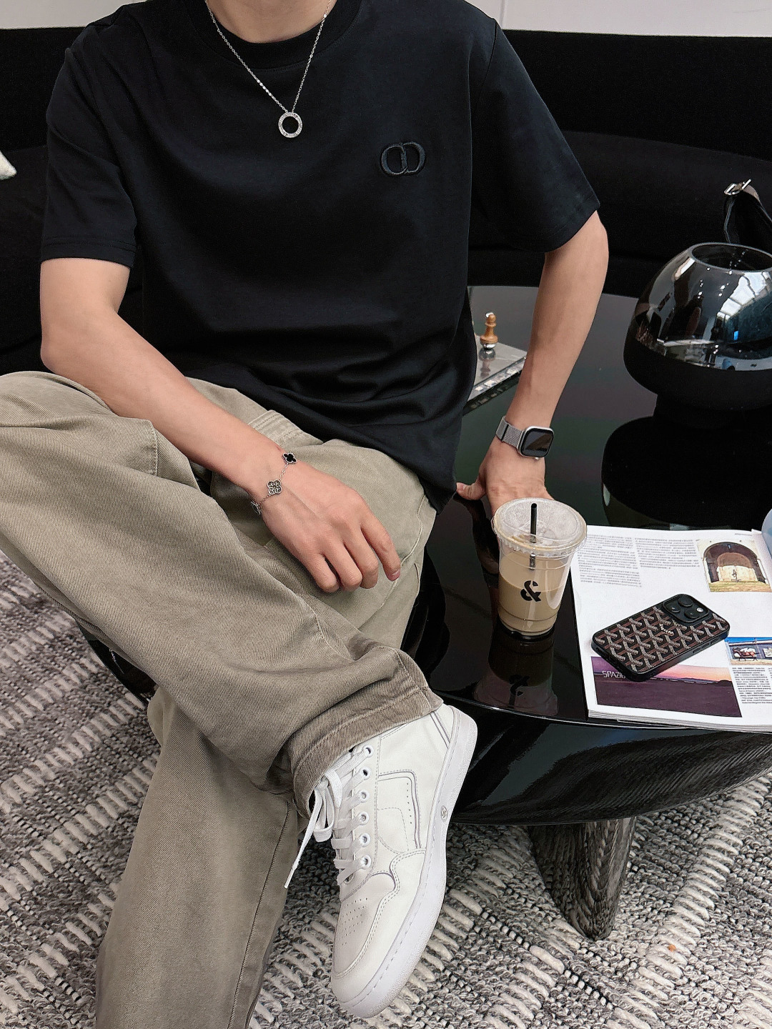 2026ss新品 CD字母经典小刺绣🪡Logo标识精致升级，灵感源自八十年代复古原版面料 官方同款 短袖