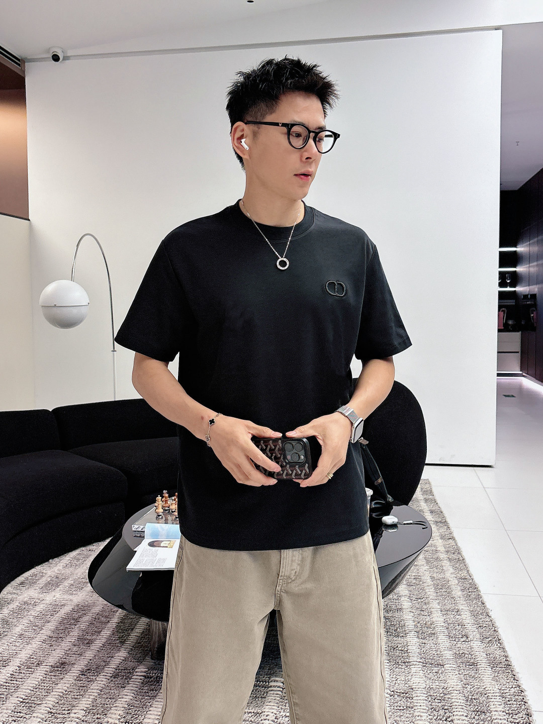 2026ss新品 CD字母经典小刺绣🪡Logo标识精致升级，灵感源自八十年代复古原版面料 官方同款 短袖