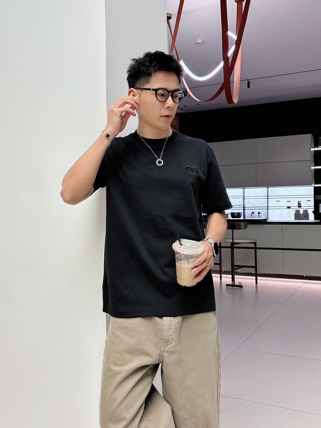 2026ss新品 CD字母经典小刺绣🪡Logo标识精致升级，灵感源自八十年代复古原版面料 官方同款 短袖