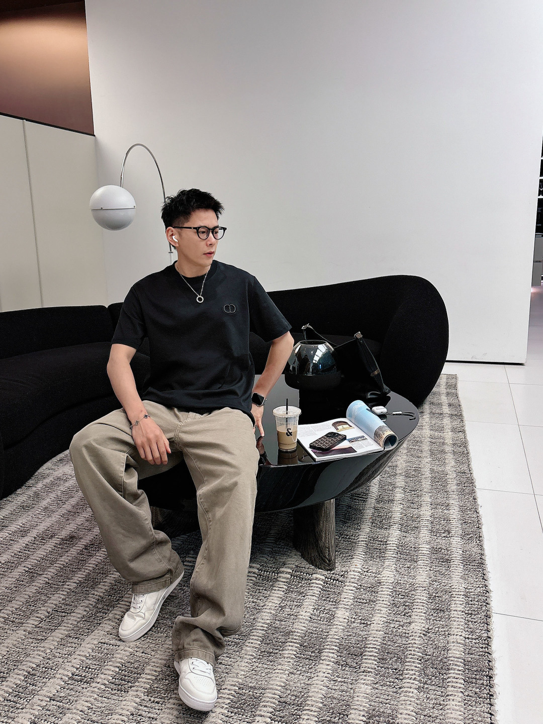 2026ss新品 CD字母经典小刺绣🪡Logo标识精致升级，灵感源自八十年代复古原版面料 官方同款 短袖