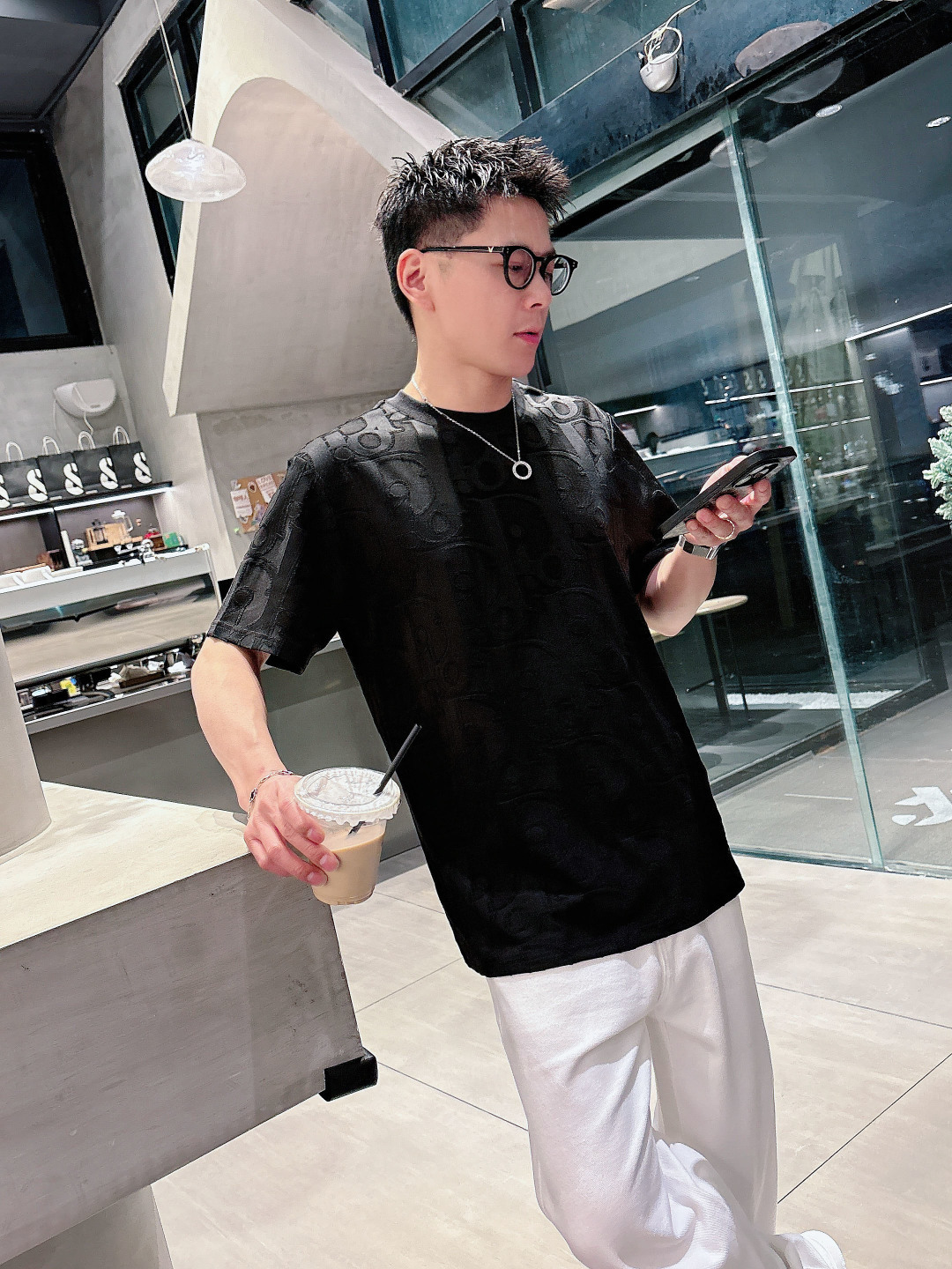 Dio 26ss新品 官网永远不败 经典款 永久精品 专柜永恒联名款 CD字母全身暗纹提logo 重工艺