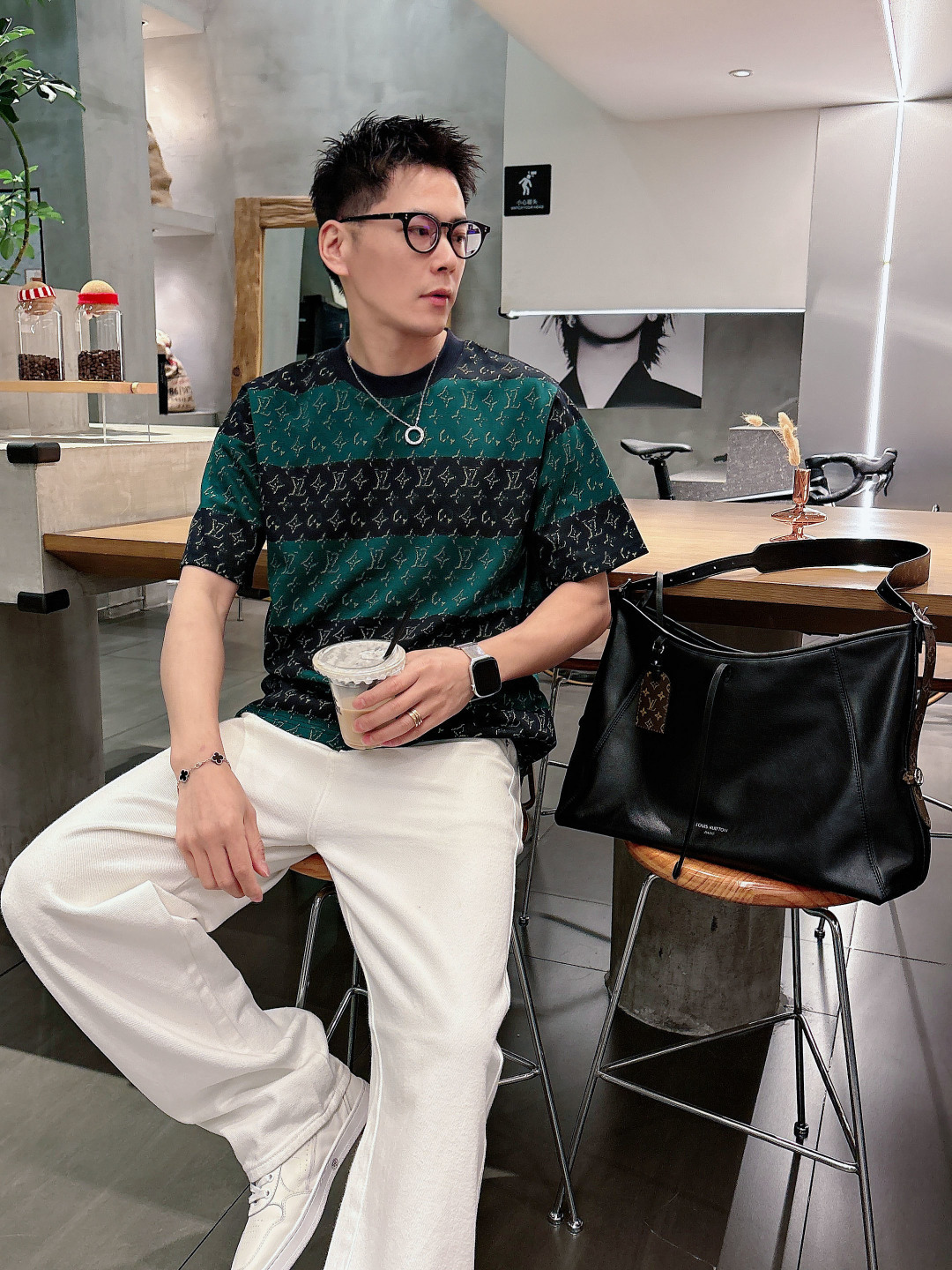 高版本 L家26ss新品 春夏新款 提花针织短袖轻奢主义 男女日常通勤穿搭必备单品 正确版本 欢迎对比详