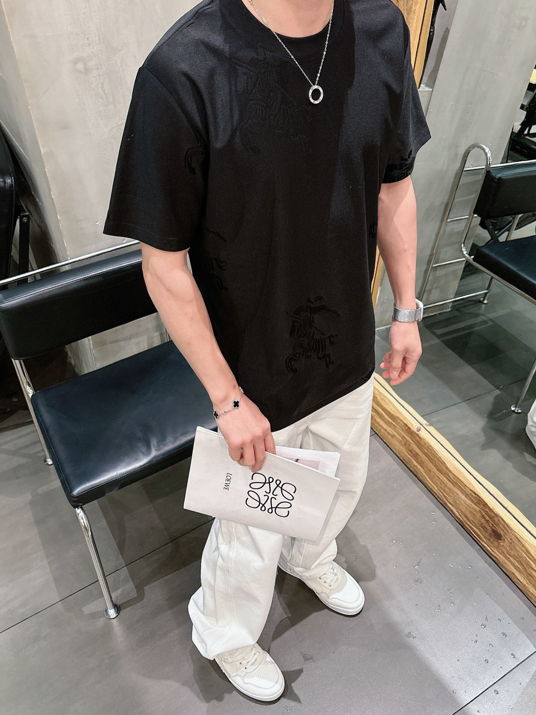 2026ss新品 Burber 春夏新款短袖T恤，高端限量系列，原单狠货，定制面料很吸引眼球 视觉方面相