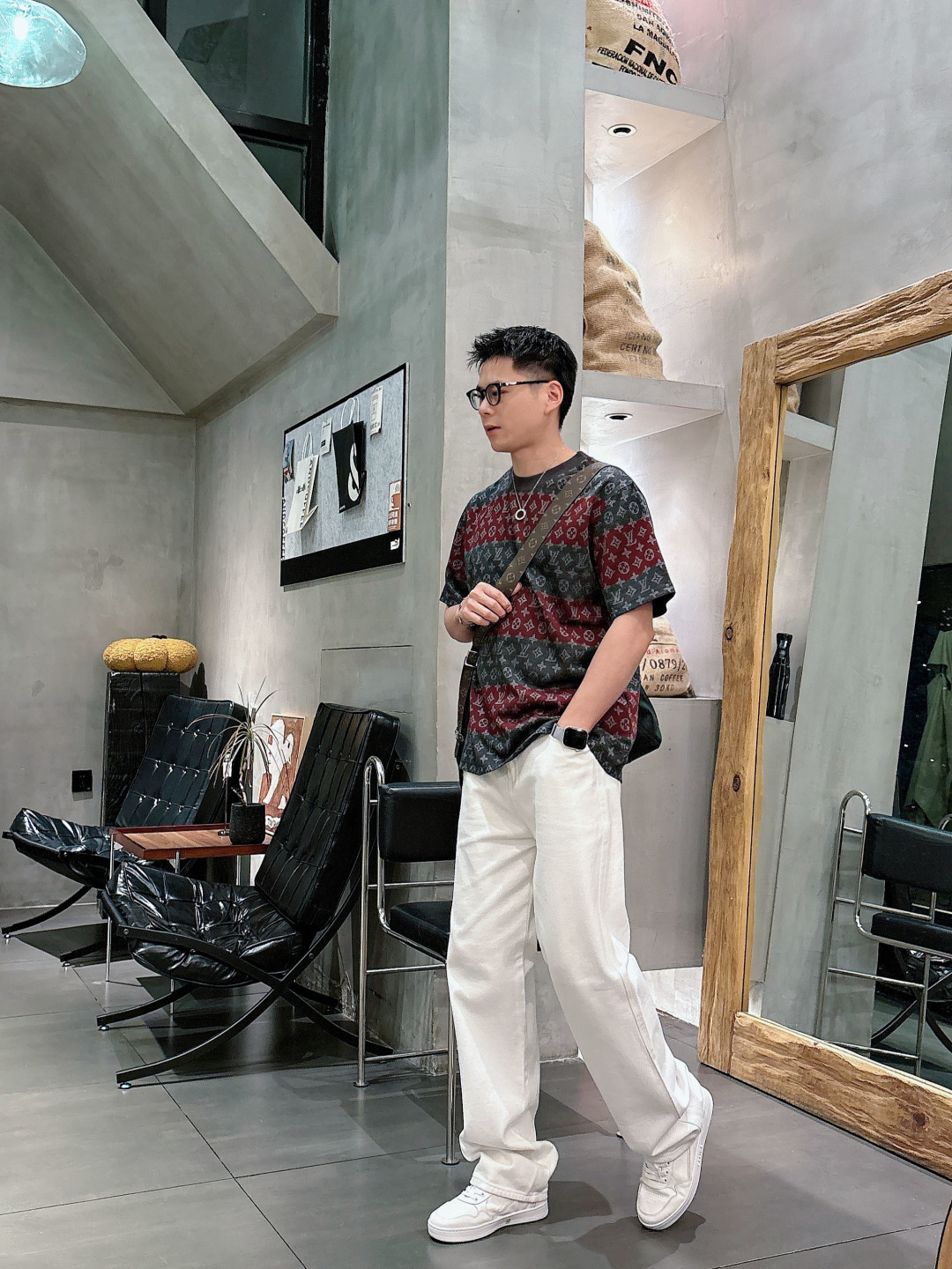 高版本 L家26ss新品 春夏新款 提花针织短袖轻奢主义 男女日常通勤穿搭必备单品 正确版本 欢迎对比详