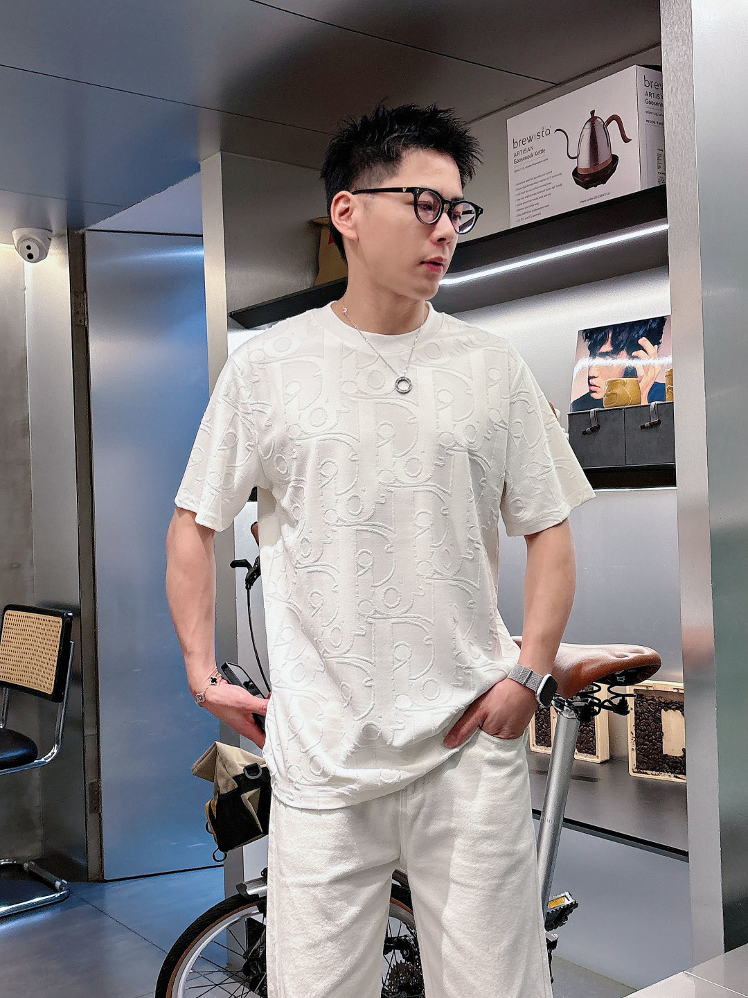 Dio 26ss新品 官网永远不败 经典款 永久精品 专柜永恒联名款 CD字母全身暗纹提logo 重工艺