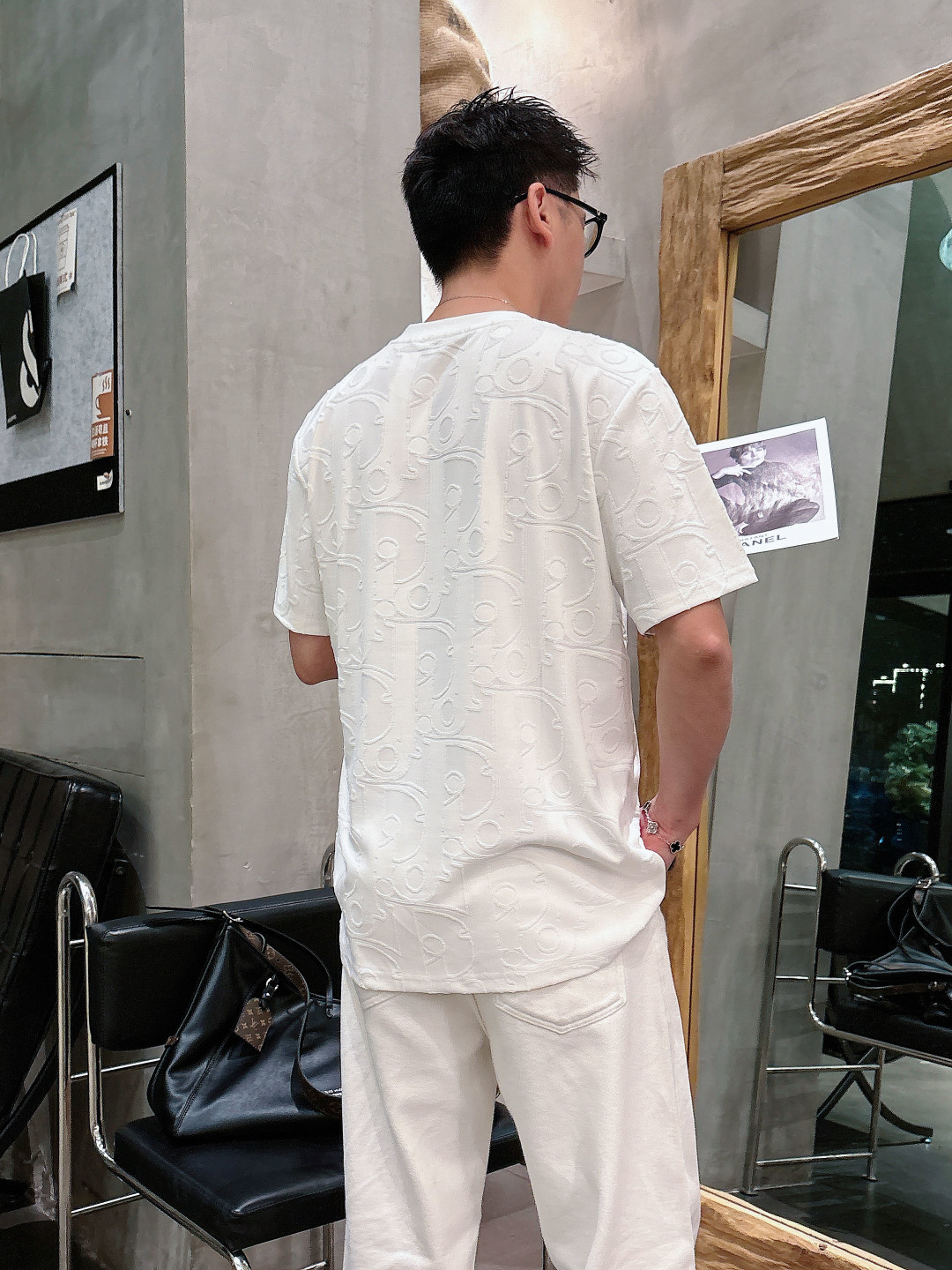 Dio 26ss新品 官网永远不败 经典款 永久精品 专柜永恒联名款 CD字母全身暗纹提logo 重工艺