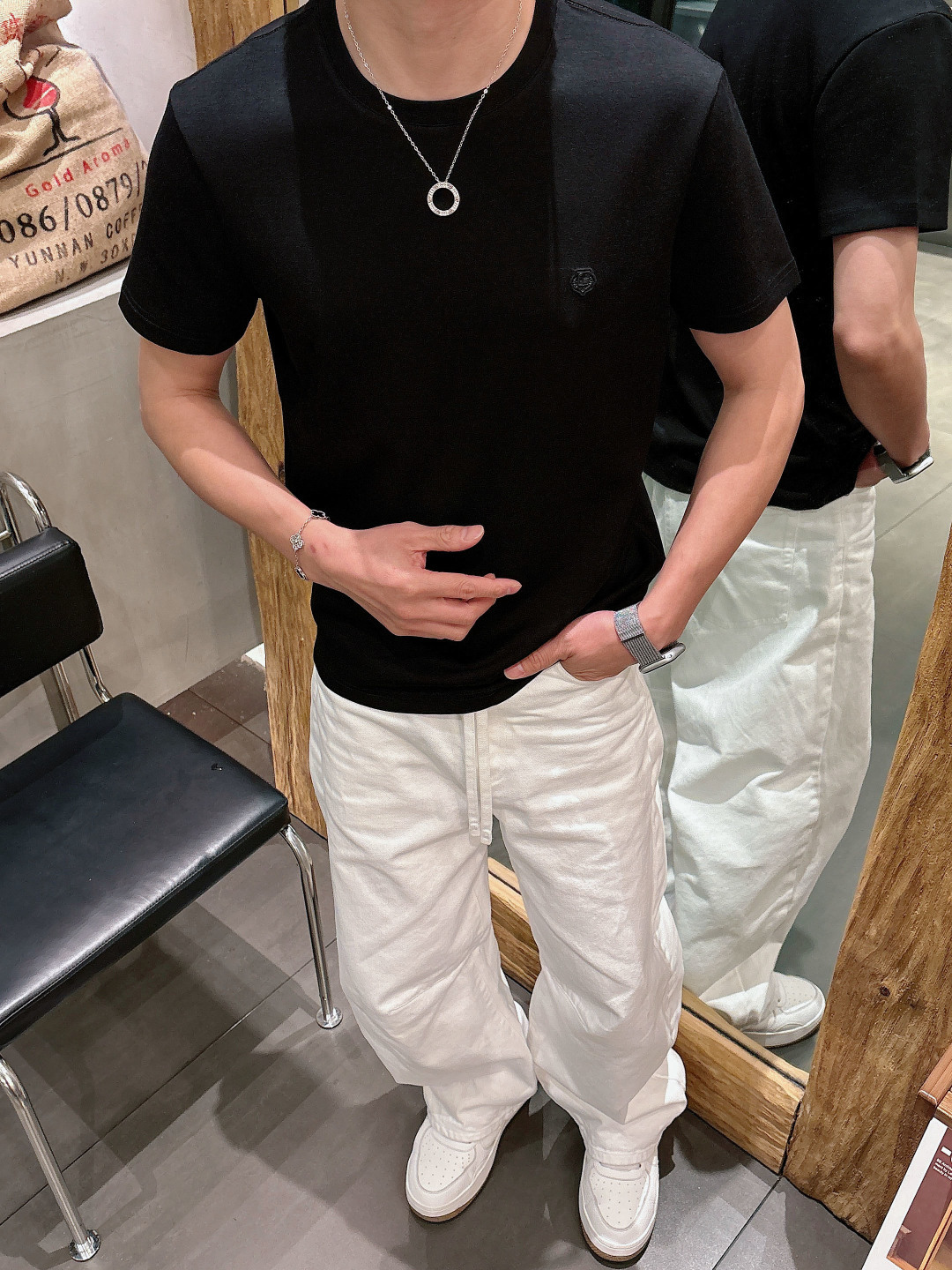 Loro Piana 1926ss 春夏新款首发专柜最新款短袖圆领T恤 高端订制 设计前卫时尚！手感柔软