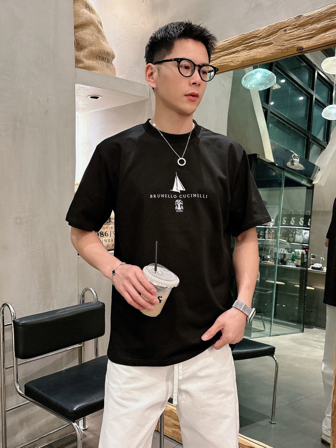 🔥🔥高端定制 2026早春独家专供新款原单男士休闲短袖T恤 高端定制 高端版本 时尚百搭爆款⚠️⚠️✨✨