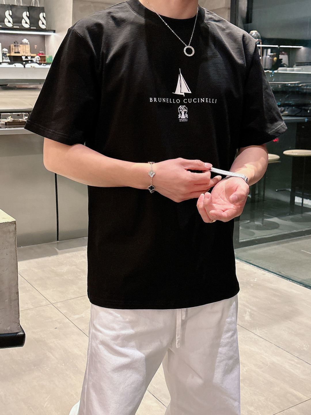 🔥🔥高端定制 2026早春独家专供新款原单男士休闲短袖T恤 高端定制 高端版本 时尚百搭爆款⚠️⚠️✨✨