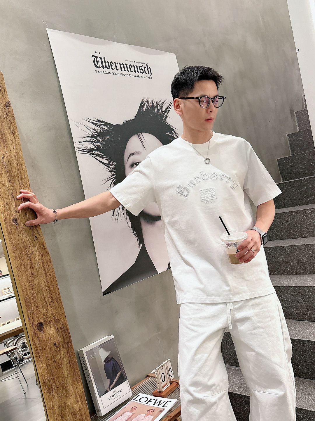 26新品#BURBERRY/巴宝莉 新款战马刺绣圆领短袖T恤高版本 高品质时尚个性 百搭潮流吊牌 领标 