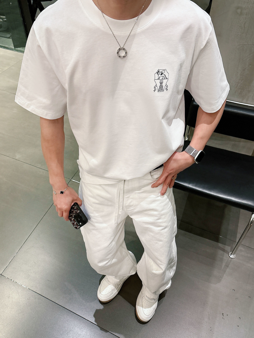 🔥🔥高端定制 2026早春独家专供新款原单男士休闲短袖T恤 高端定制 高端版本 时尚百搭爆款⚠️⚠️✨✨